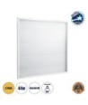 GloboStar® 60217 LED Panel Transparent 60x60cm 44W 3960lm 120° CRI≥80Ra AC 220-240V IP20 Μ60 x Π60 x Υ2.5cm - Θερμό Λευκό 2700K - 2 Χρόνια Εγγύηση